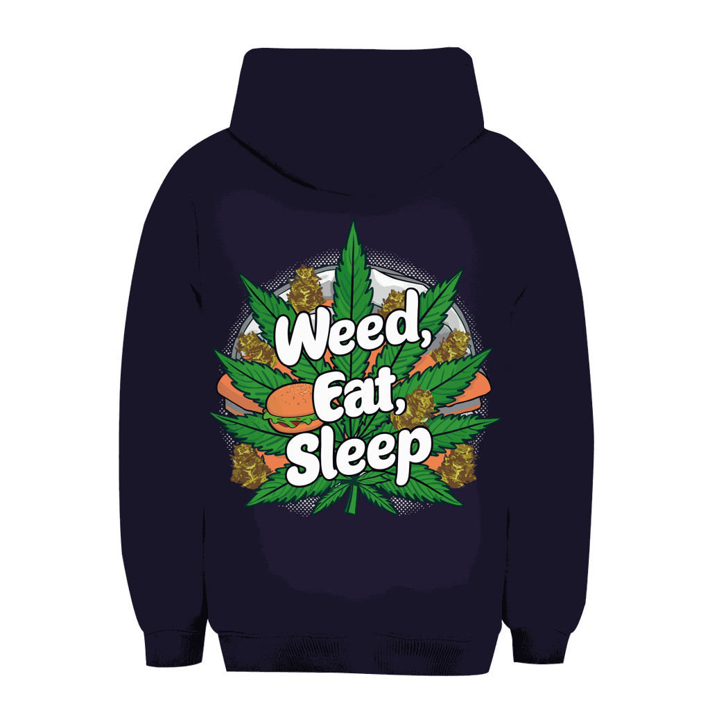 Unisex Oversize Hoodie - Weed Eat Sleep | Division420®
