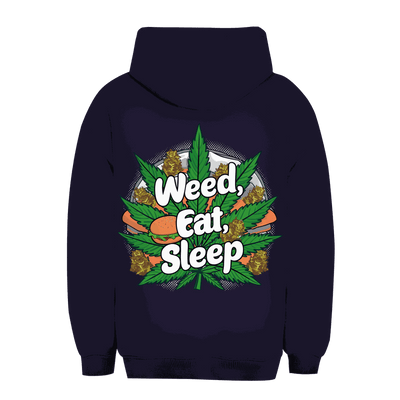 Unisex Oversize Hoodie - Weed Eat Sleep | Division420®