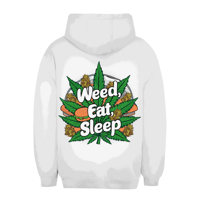 Unisex Oversize Hoodie - Weed Eat Sleep | Division420®