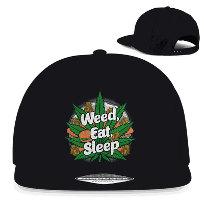Snapback Rapper Cap - Weed Eat Sleep | Division420®