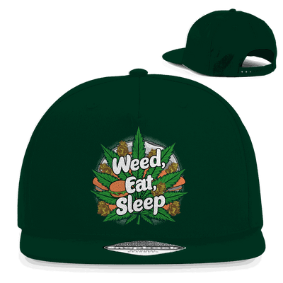 Snapback Rapper Cap - Weed Eat Sleep | Division420®