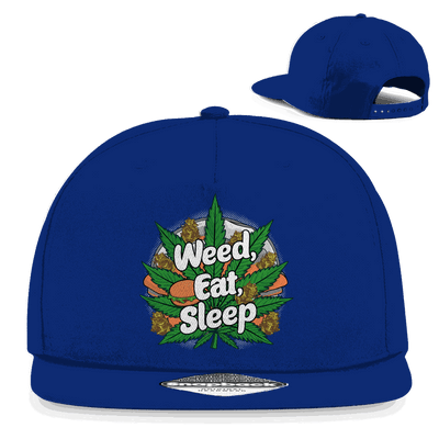 Snapback Rapper Cap - Weed Eat Sleep | Division420®