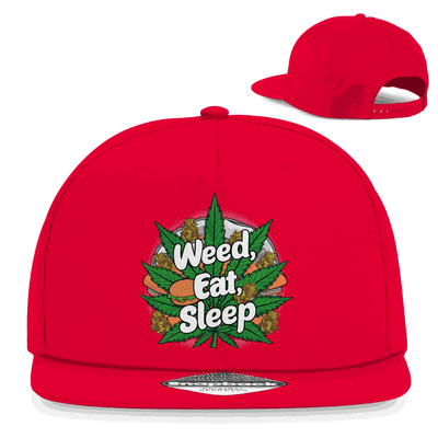 Snapback Rapper Cap - Weed Eat Sleep | Division420®
