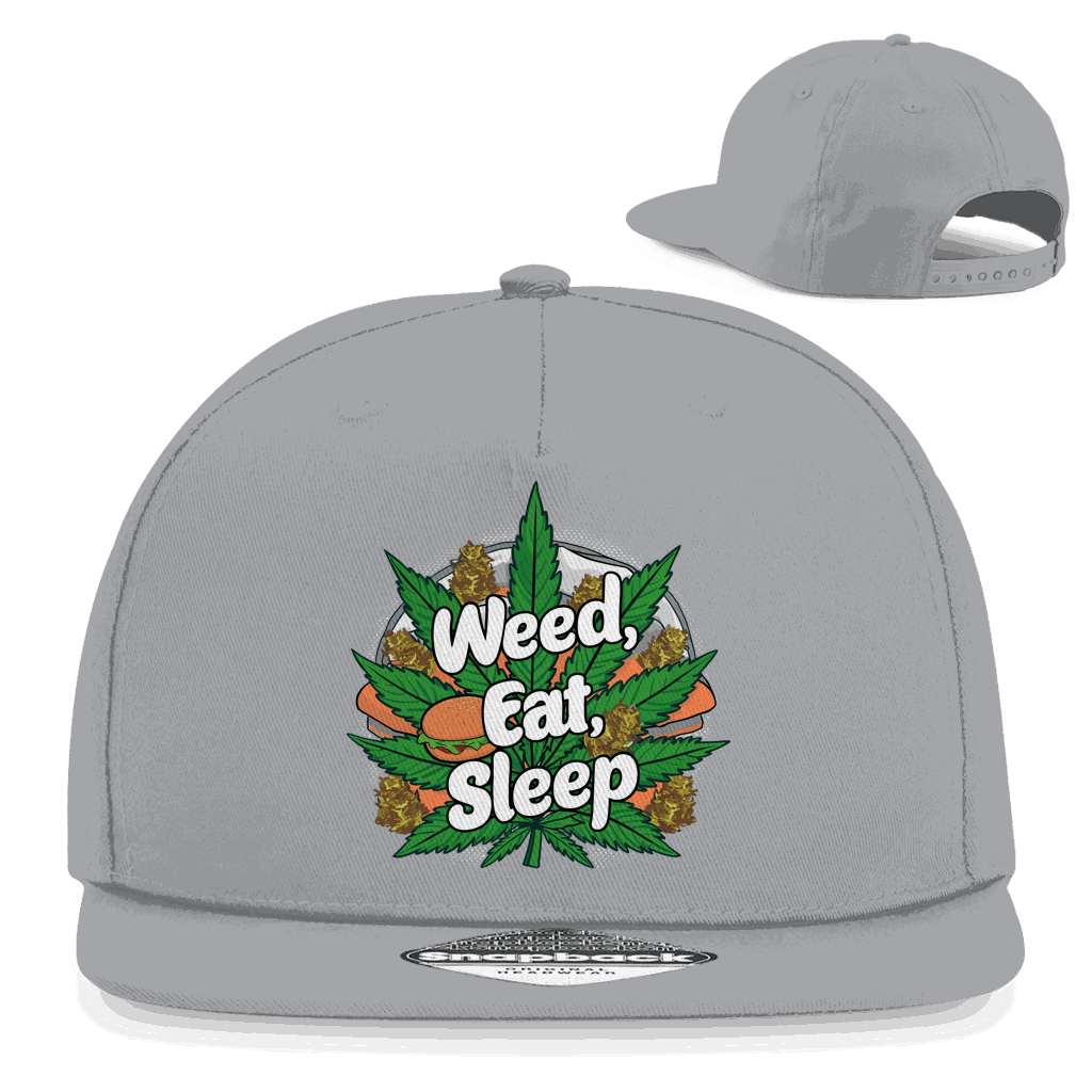 Snapback Rapper Cap - Weed Eat Sleep | Division420®