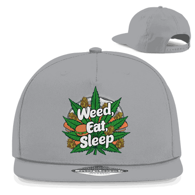 Snapback Rapper Cap - Weed Eat Sleep | Division420®