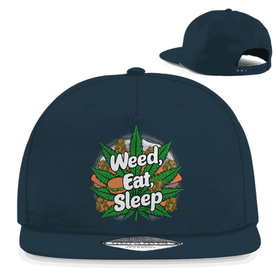 Snapback Rapper Cap - Weed Eat Sleep | Division420®