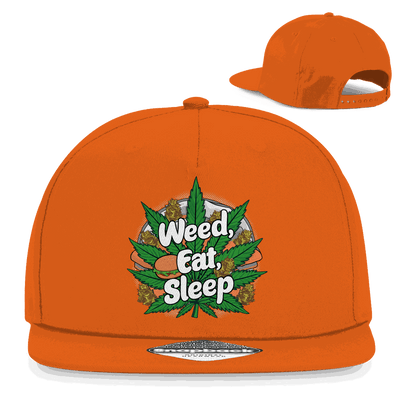 Snapback Rapper Cap - Weed Eat Sleep | Division420®