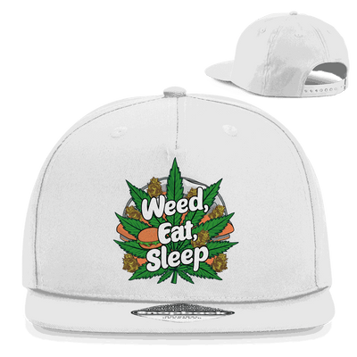 Snapback Rapper Cap - Weed Eat Sleep | Division420®