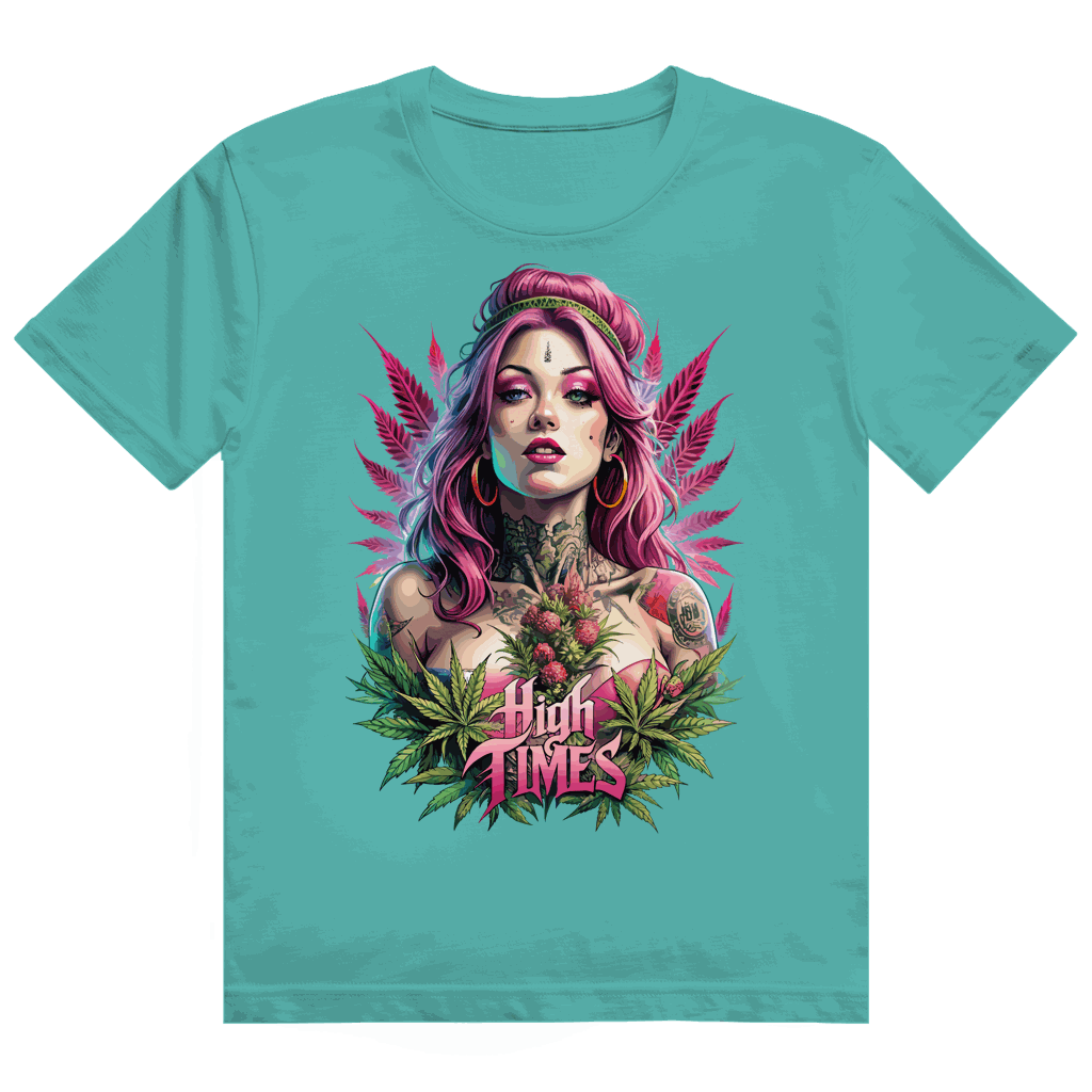 Heavy Cotton T-Shirt - High Times Girl | Division420®