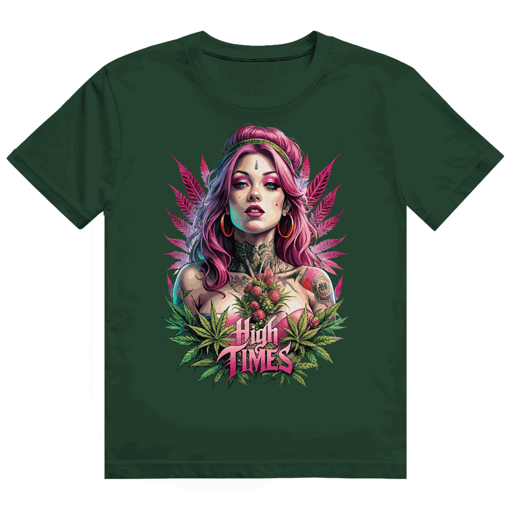 Heavy Cotton T-Shirt - High Times Girl | Division420®
