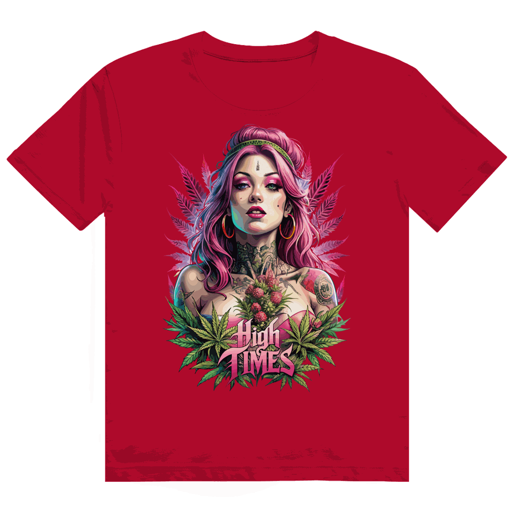 Heavy Cotton T-Shirt - High Times Girl | Division420®