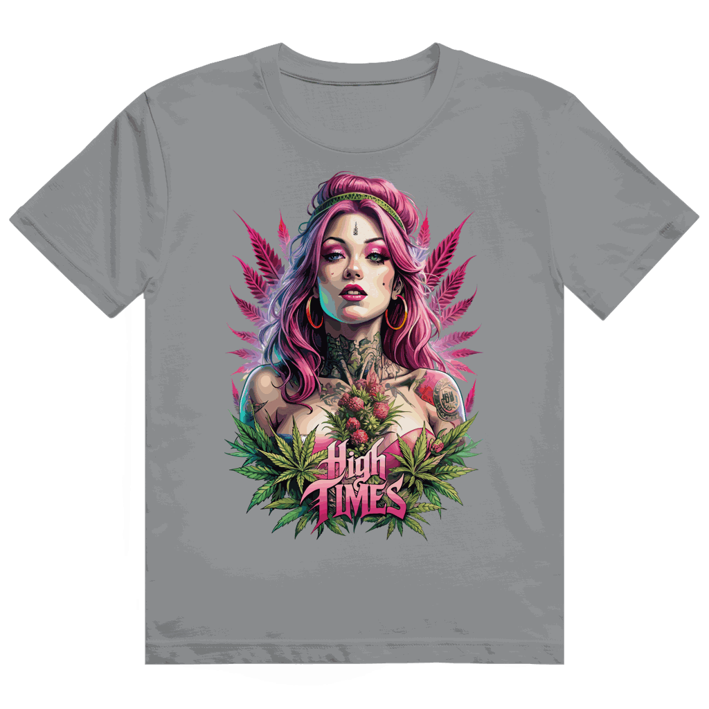 Heavy Cotton T-Shirt - High Times Girl | Division420®