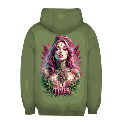 Unisex Oversize Hoodie - High Times Girl | Division420®