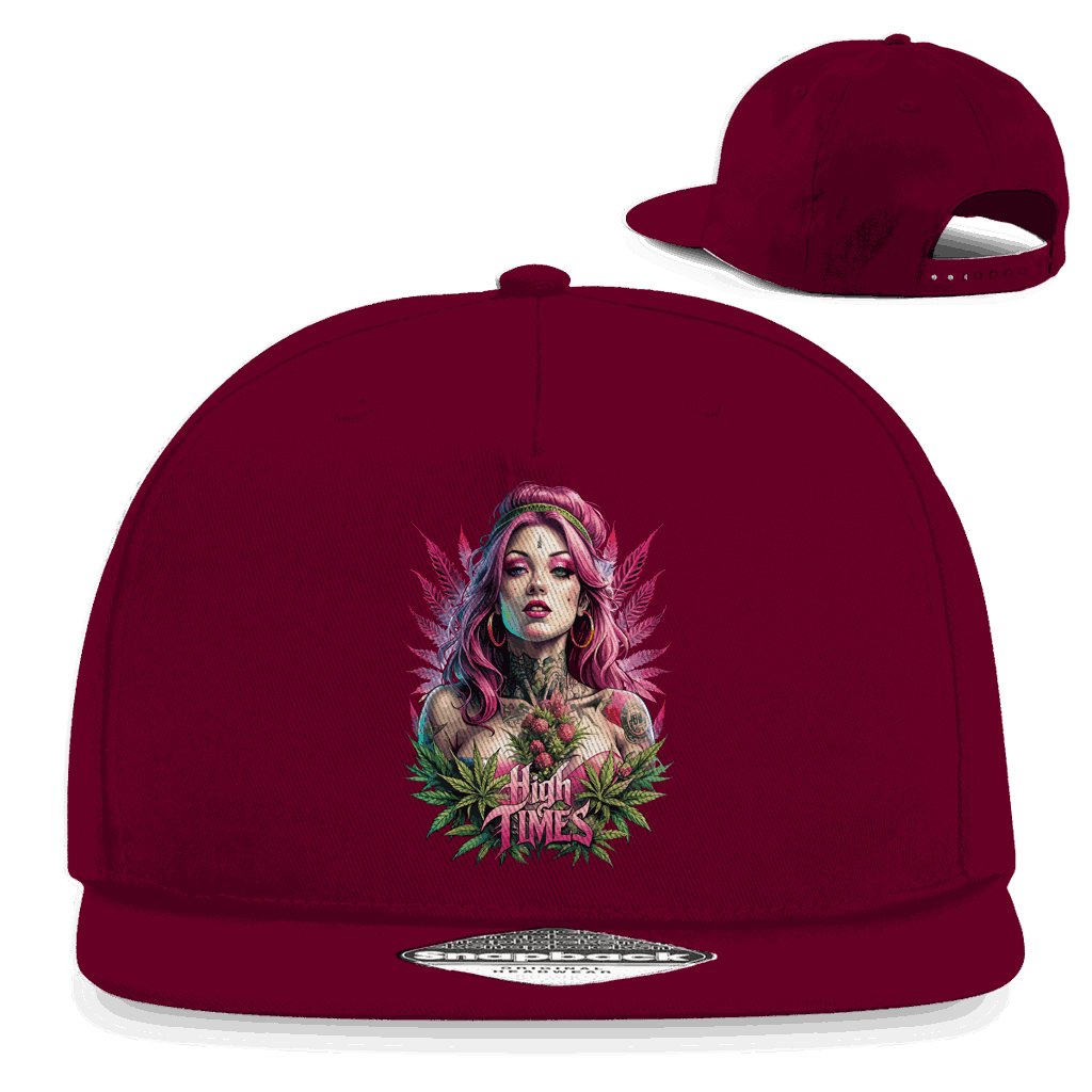 Snapback Rapper Cap - High Times Girl | Division420®