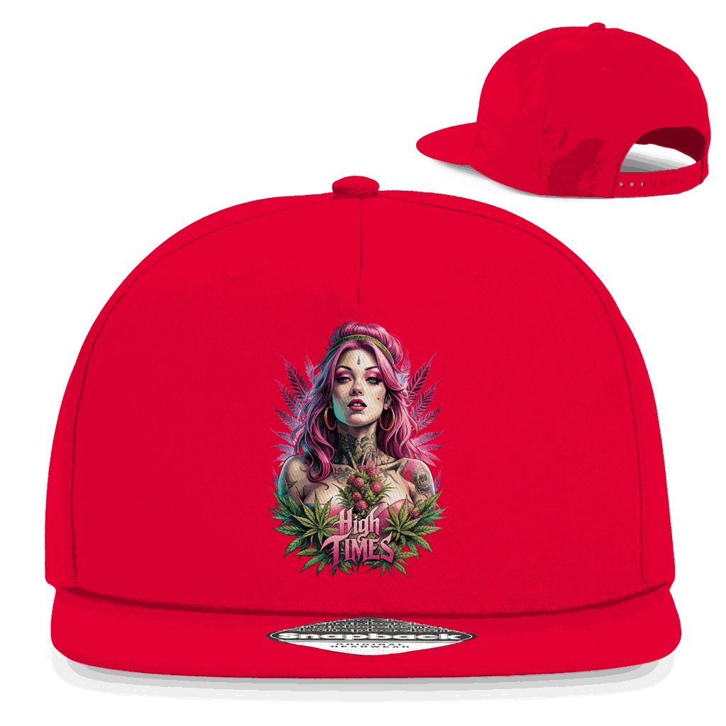 Snapback Rapper Cap - High Times Girl | Division420®