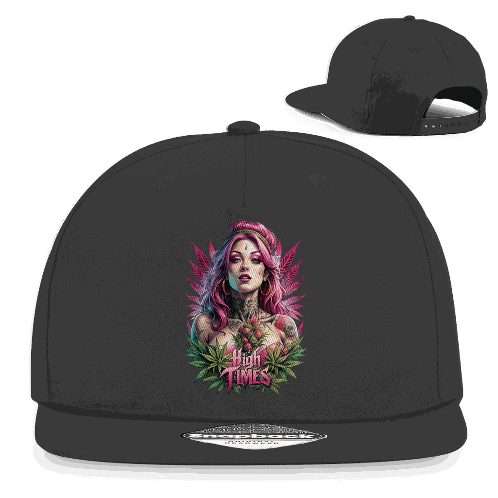 Snapback Rapper Cap - High Times Girl | Division420®