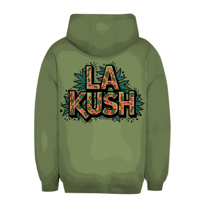 Division420 unisex oversize hoodie LA Kush urban style with adjustable hood and kangaroo pocket