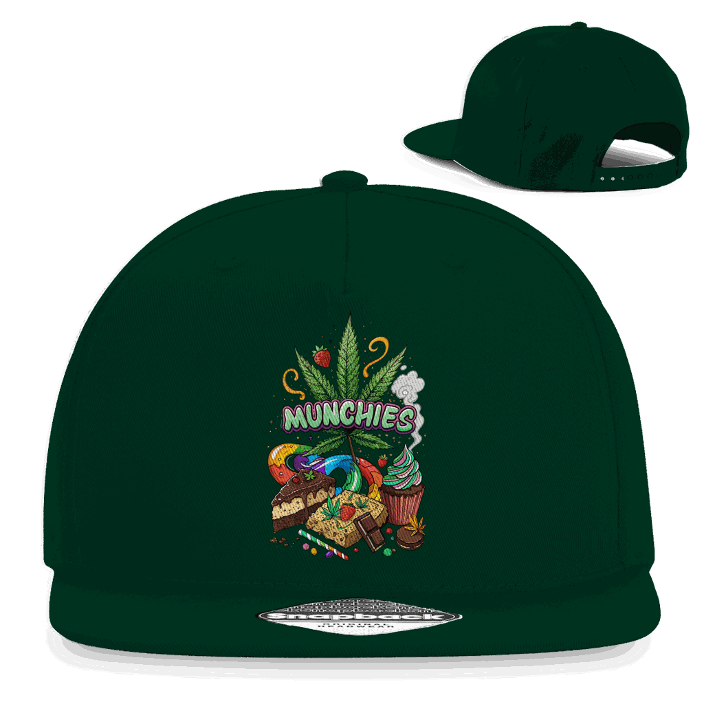 Snapback Rapper Cap - Munchies Art Print | Division420®