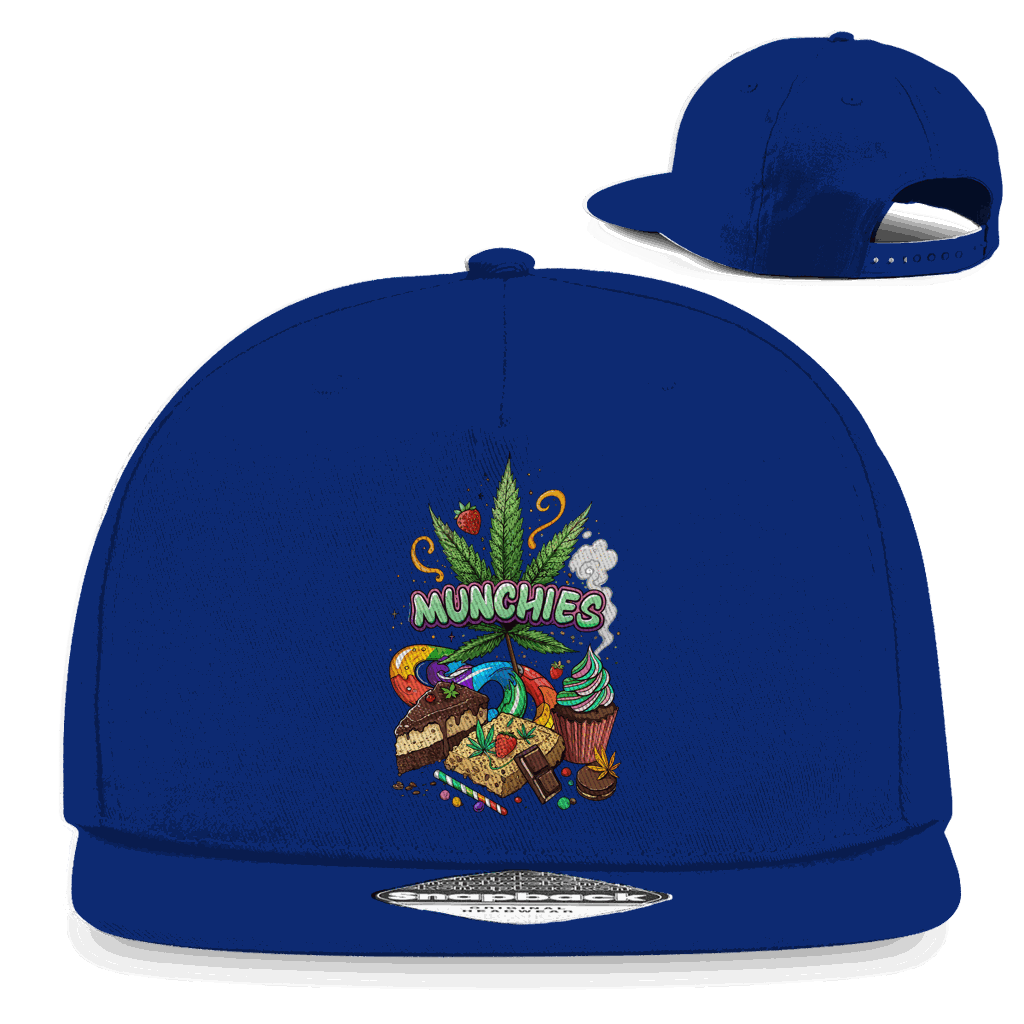 Snapback Rapper Cap - Munchies Art Print | Division420®