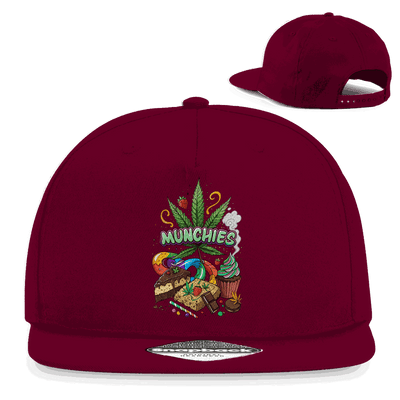 Snapback Rapper Cap - Munchies Art Print | Division420®