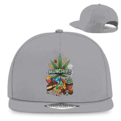 Snapback rapper cap with Munchies art print from Division420 in urban style