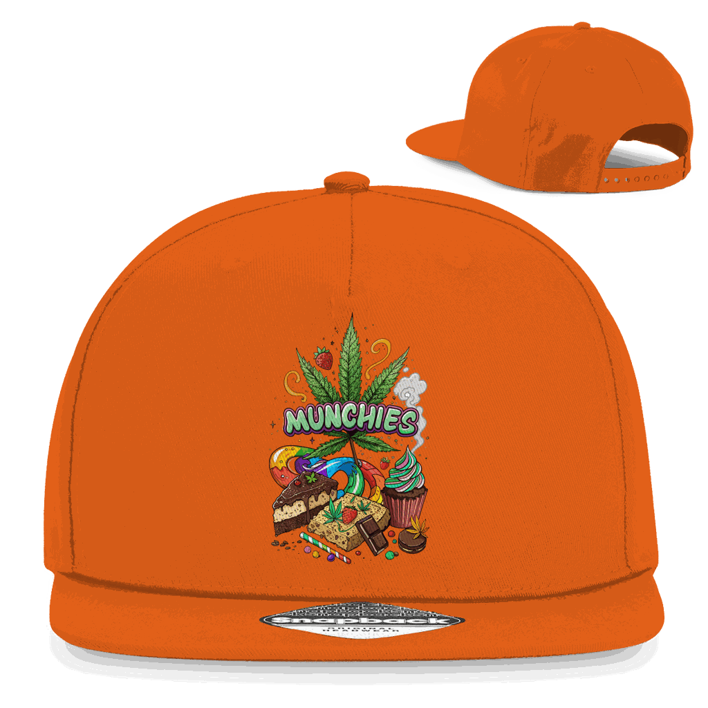 Snapback Rapper Cap - Munchies Art Print | Division420®