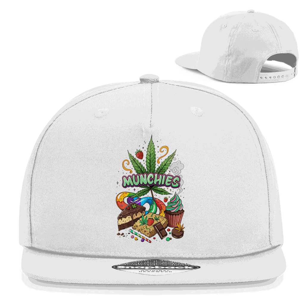Snapback Rapper Cap - Munchies Art Print | Division420®