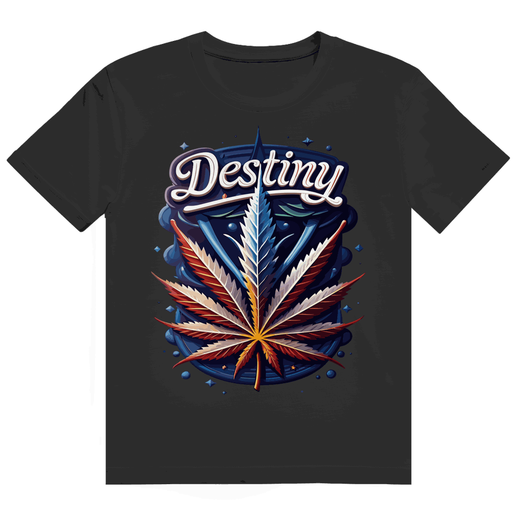 Division420 Heavy Cotton T-Shirt Destiny size chart with measurements and fit details