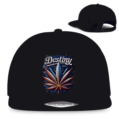 Division420 Snapback Cap Destiny in cotton twill with flat brim and retro snapback closure