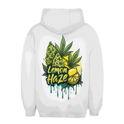 Unisex Oversize Hoodie in Lemon Haze by Division420 with adjustable hood and kangaroo pocket