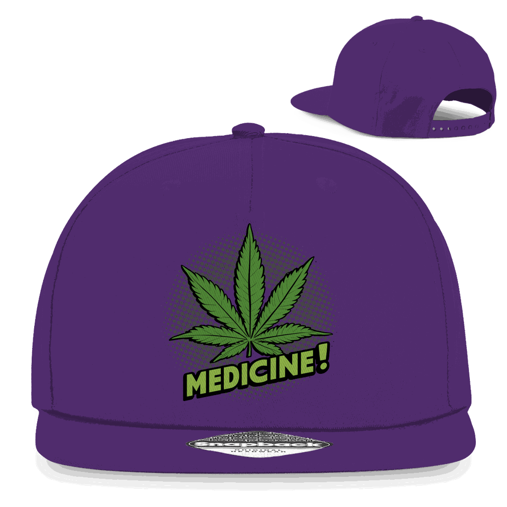 Snapback Cap von Division420 mit 5-Panel Design und flachem Schirm in Baumwoll-Twill