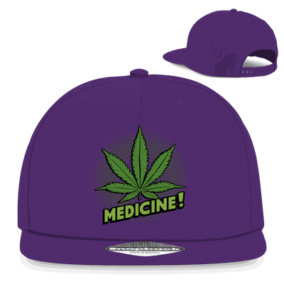 Snapback Cap von Division420 mit 5-Panel Design und flachem Schirm in Baumwoll-Twill