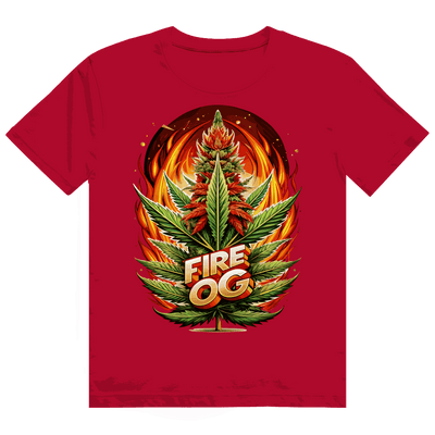 Heavy Cotton T-Shirt - Fire OG | Division420®