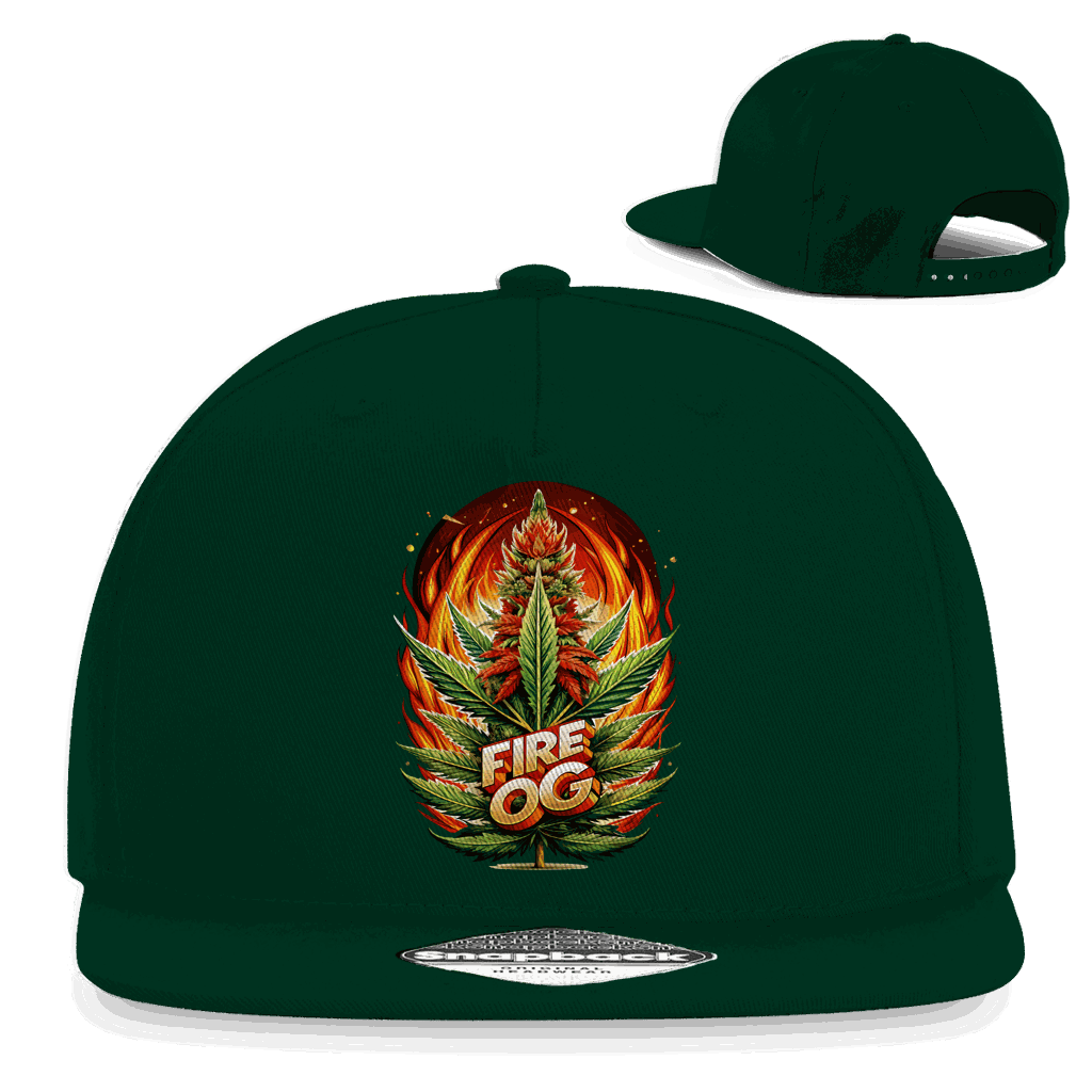 Snapback Rapper Cap - Fire OG | Division420®