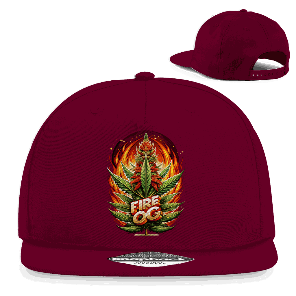 Snapback Rapper Cap - Fire OG | Division420®