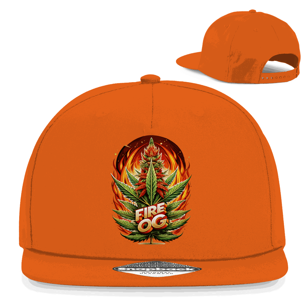 Snapback Rapper Cap - Fire OG | Division420®