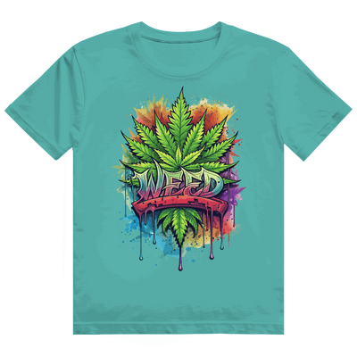 Heavy Cotton T-Shirt - Weed Art | Division420®
