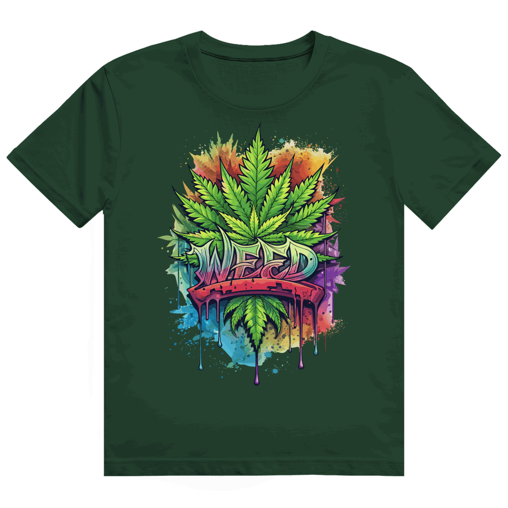 Heavy Cotton T-Shirt - Weed Art | Division420®