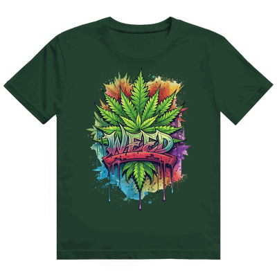 Heavy Cotton T-Shirt - Weed Art | Division420®