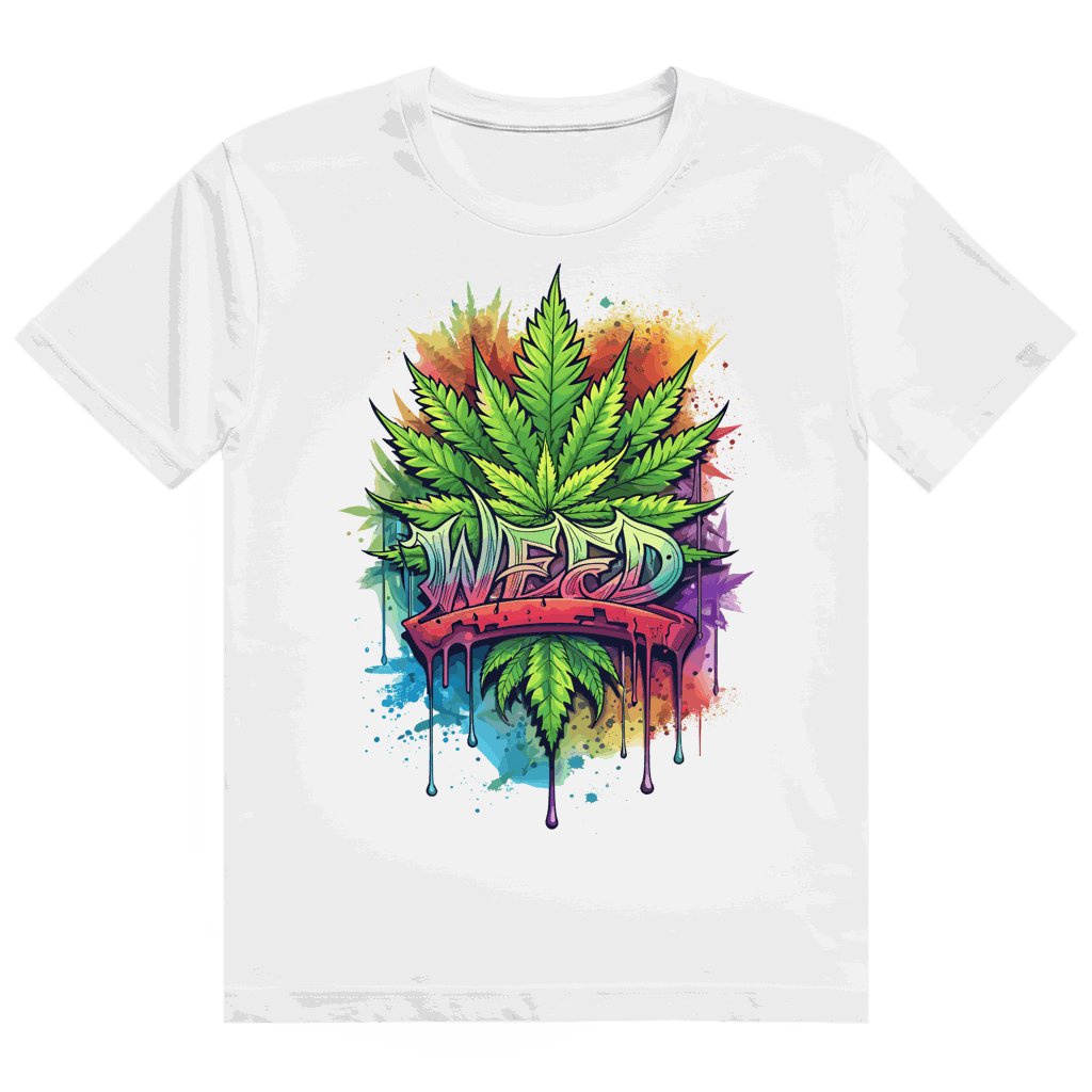 Heavy Cotton T-Shirt - Weed Art | Division420®