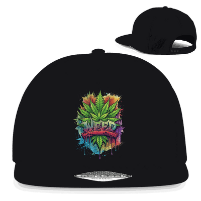 Snapback Rapper Cap - Weed Art | Division420®