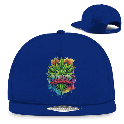 Snapback Rapper Cap - Weed Art | Division420®