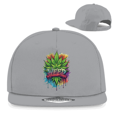Snapback Rapper Cap - Weed Art | Division420®