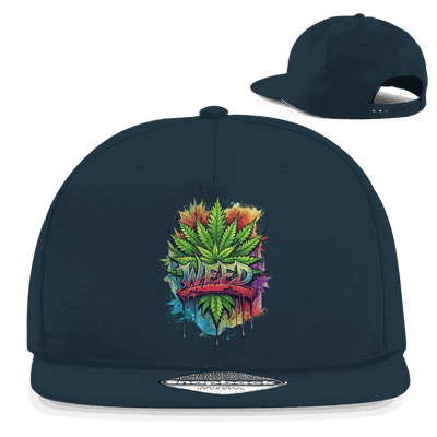 Snapback Rapper Cap - Weed Art | Division420®