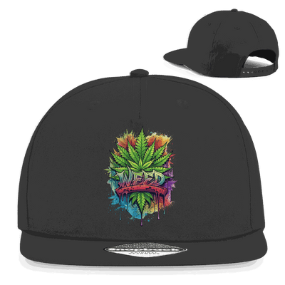 Snapback Rapper Cap - Weed Art | Division420®