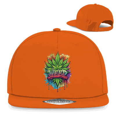 Snapback Rapper Cap - Weed Art | Division420®