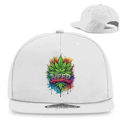 Snapback Rapper Cap - Weed Art | Division420®
