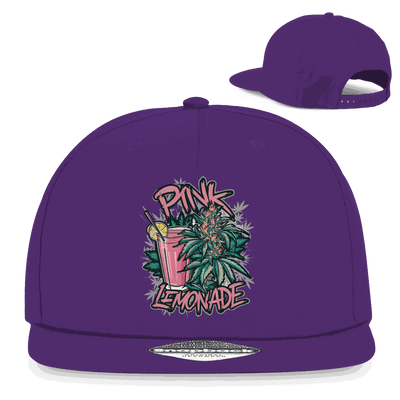 Pink Lemonade snapback cap by Division420 with flat brim and breathable 5-panel design