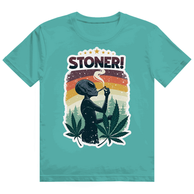Heavy Cotton T-Shirt - Alien Stoner | Division420®