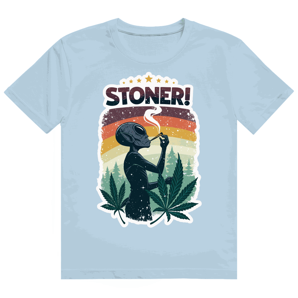 Heavy Cotton T-Shirt - Alien Stoner | Division420®